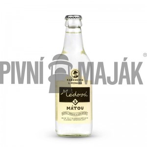 Medová s mátou 0,33l - karton