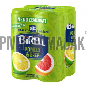 Birell 0,0% Pomelo & Grep 0,33l plech - shrink