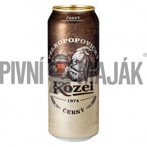 Velkopopovický Kozel černý 0,5 plech - karton