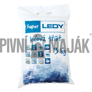 Super LEDY - Drcený led (ledová tříšt) 3kg