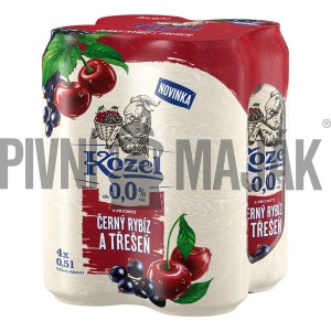Velkopopovický Kozel 0,0% - Černý rybíz a třešeň 0,5l plech - shrink