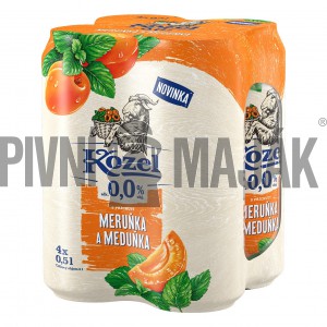 Velkopopovický Kozel 0,0% - Meruňka a meduňka plech - shrink