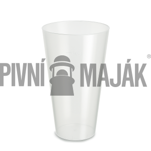 Kelímek 500ml Vratný transparentní idealCup