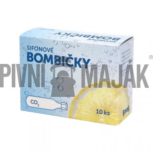 Sifonové bombičky SIFOS 8 gr CO2 plnitelné - komplet