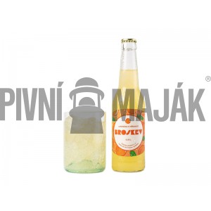 Podorlická limonáda Broskev 0,33l - přepravka