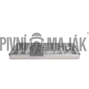 Odkapní miska 300x180x20mm nerez - lisovaná
