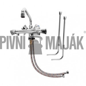 Vodovodní baterie - teplá, studená (vývod na myčku skla + ostřik)