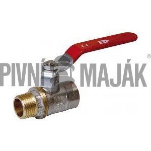Kulový kohout F3/8 - M3/8 kovový