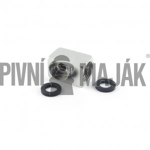 Nízkoprofilové koleno F5/8" - F5/8" nerez