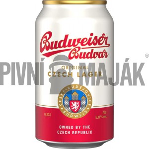 Budweiser Budvar Original 0,33l plech - karton