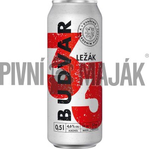 Budvar 33 0,5l plech - karton