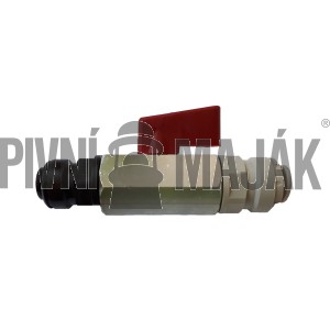MW kulový kohout 3/8 (9,5mm) - 5/16 (8mm) komplet, kovový