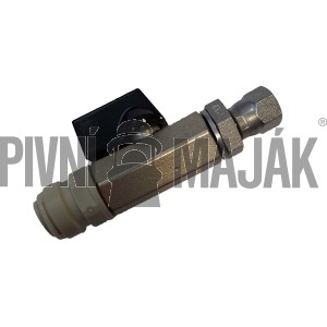 Kulový kohout na RV 7/16" - 3/8" (9,5mm) komplet