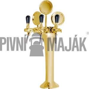 Stojan kovový COBRA 3xkoh.zlato