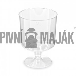 Plastový kelímek 0,2 l na víno