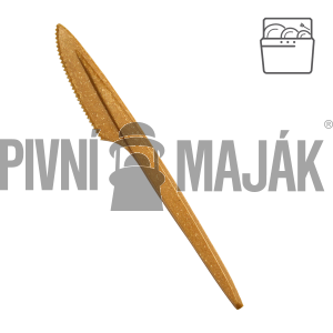 Nůž EKO kompozit dřevo/plast 18cm/100ks