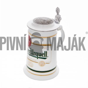 Korbel s cínovým víčkem logo PU