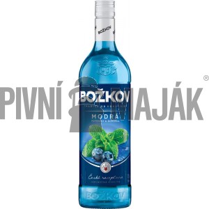 Božkov Modrá Peprmint + borůvka 1l