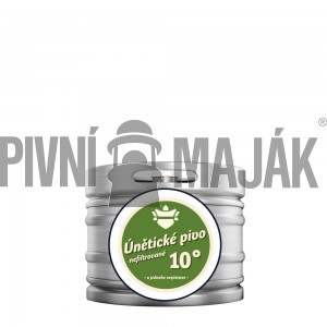 Únětické pivo 10° nefiltrované  15l