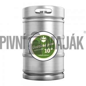 Únětické pivo 10° nefiltrované  50l
