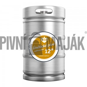 Únětické pivo 12° nefiltrované  50l