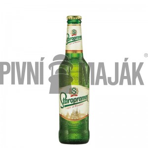 Staropramen Ležák 0,33l - přepravka