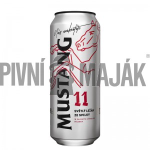 Ostravar Mustang 11° 0,5l plech - karton
