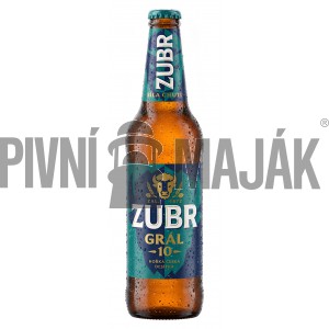 Zubr Grál 10°  0,5l - přepravka