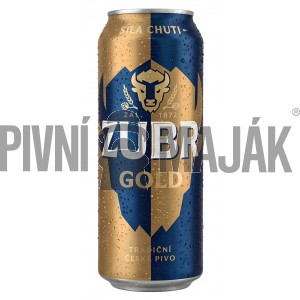 Zubr Gold 0,5l plech - karton