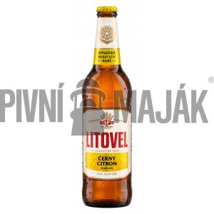 Litovel Černý citron Radler 0,5l - přepravka