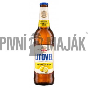 Litovel Černý citron nealko 0,5l - přepravka