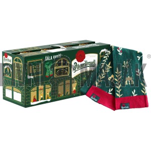 Multipack Pilsner Urquell 7x 0,5l plech + šála
