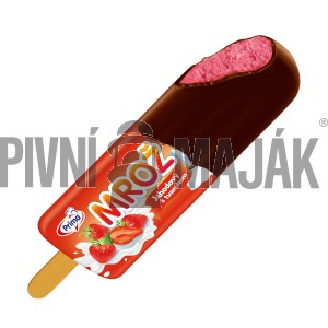 Mrož jahodový s tvarohem v tmavé polevě 45ml - balení