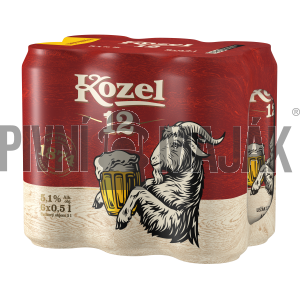 Velkopopovický Kozel 12° 0,5l plech - shrink