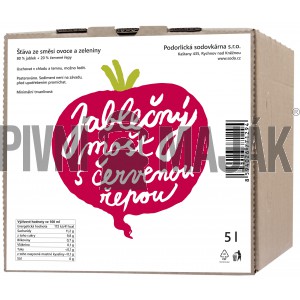 Mošt Jablko a řepa 5l