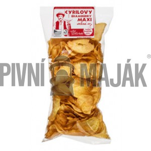 Cyrilovy brambůrky MAXI sůl 180g