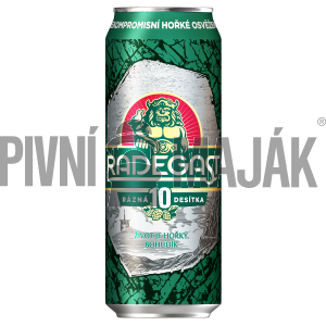 Radegast Rázná 10  0,5l plech - shrink