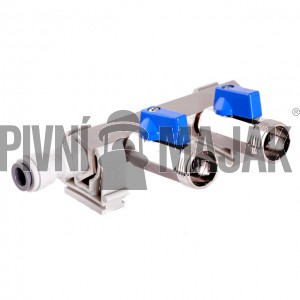 Rozdělovač tlaku s kohouty 2 st.