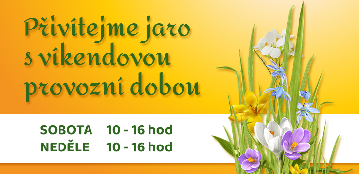 Víkendy jsou otevřeny