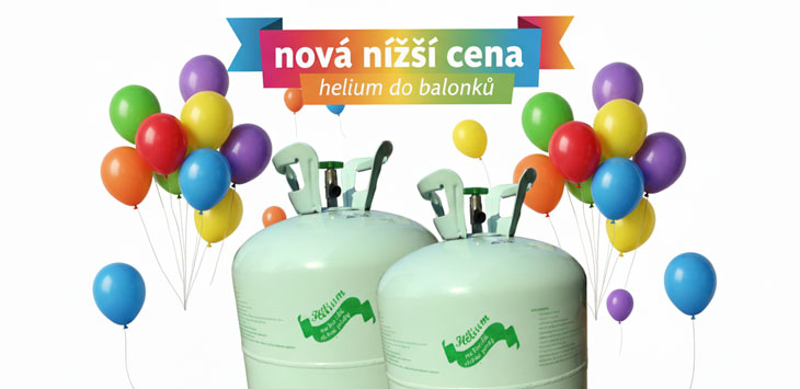 helium do balonků